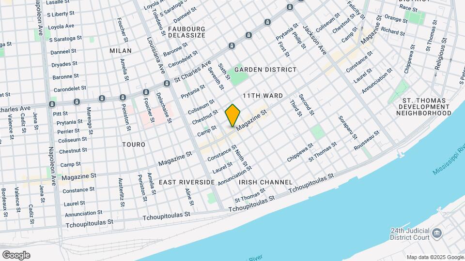 3111 Magazine St, Unit 3111.5 Map and Location Details