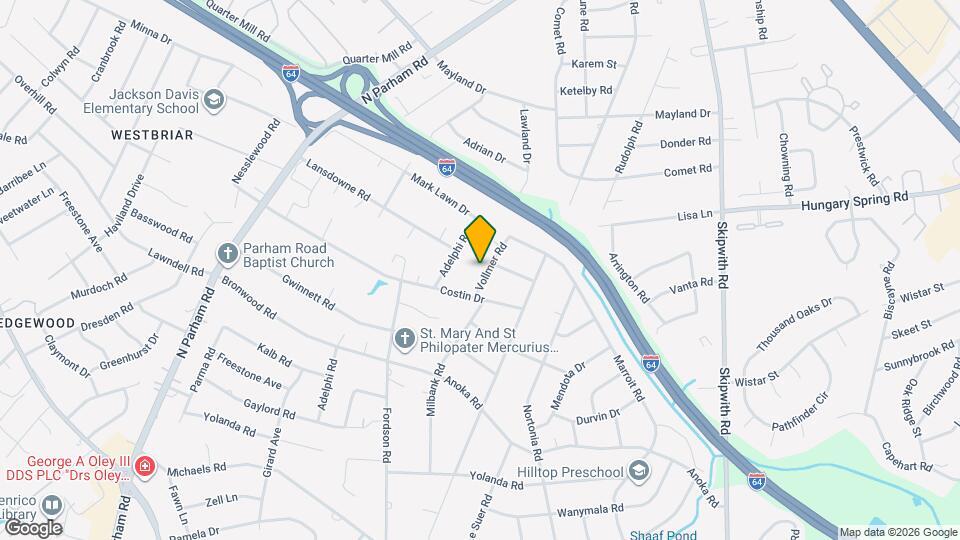 2406 Vollmer Rd Map and Location Details