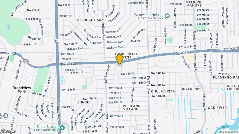 1321 SW 33rd Terrace Map and Location Details