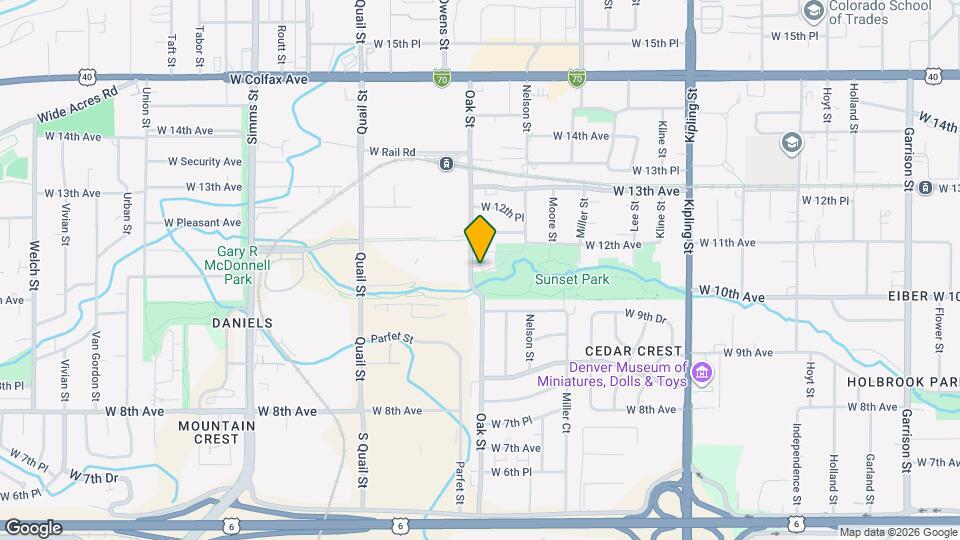1190 Oak Cir, Unit SI ID1604799P Map and Location Details