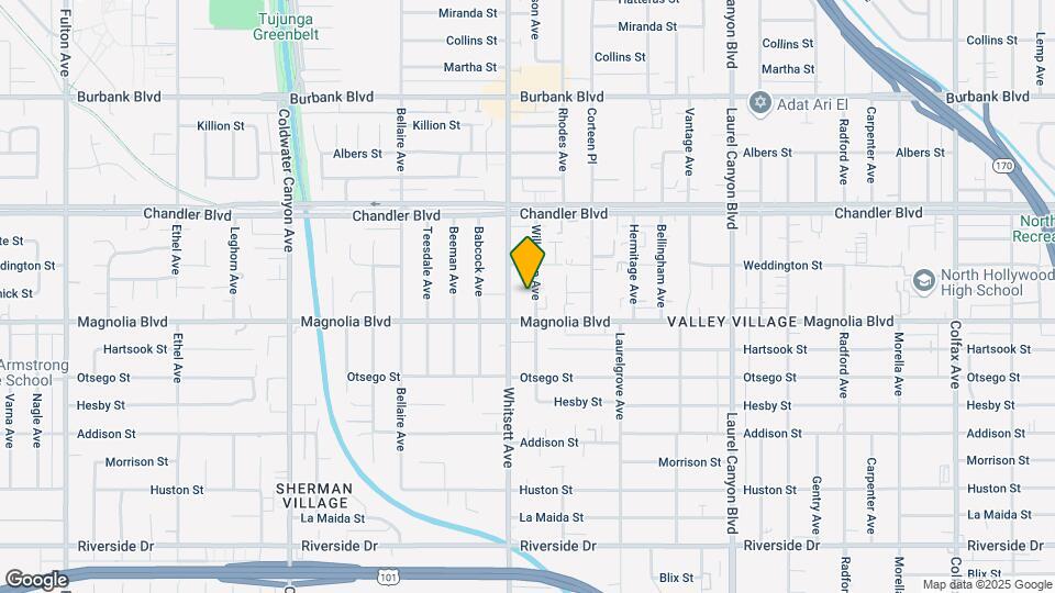 5223 Wilkinson Ave Mapa y Detalles de la Ubicación