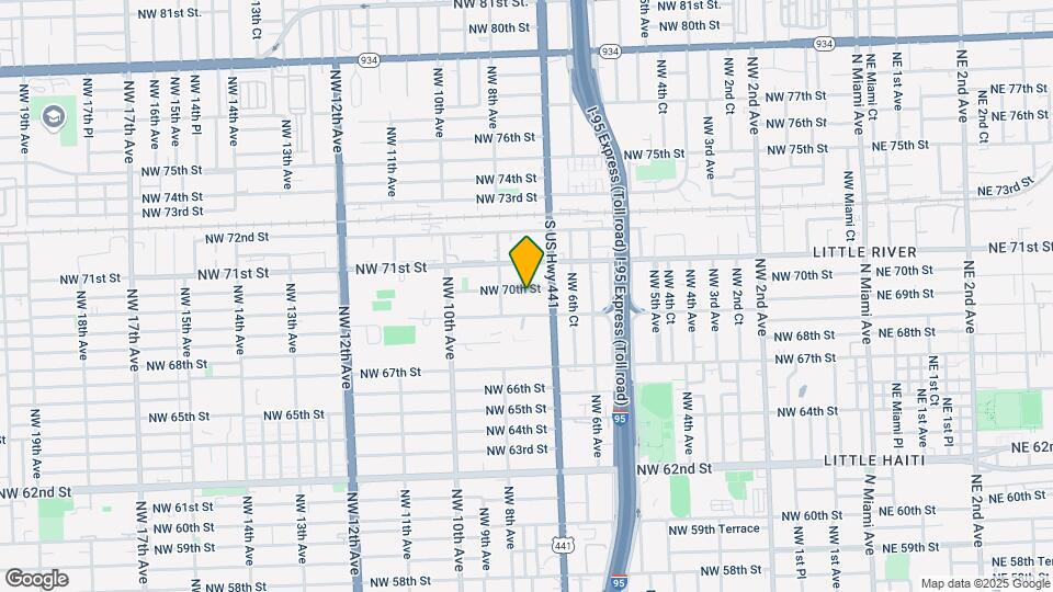 750 NW 70th St Map and Location Details