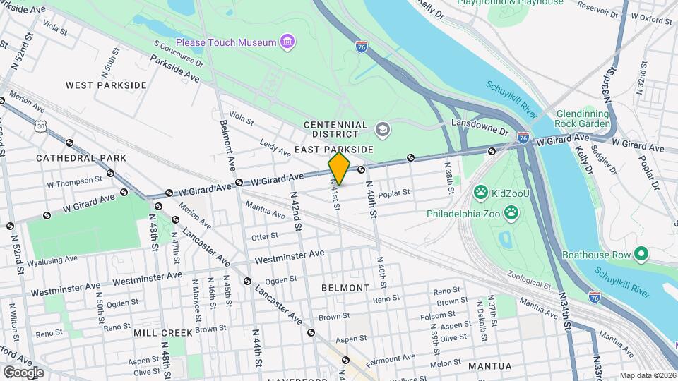 1119 N 41st St, Unit A1 Map and Location Details