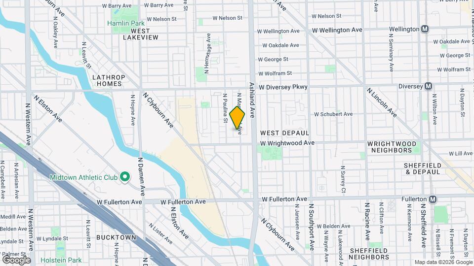 2622 N Marshfield Ave, Unit J03P Map and Location Details