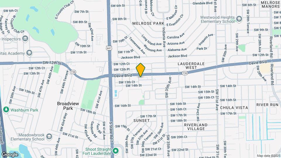 3643 SW 13th Ct Map and Location Details