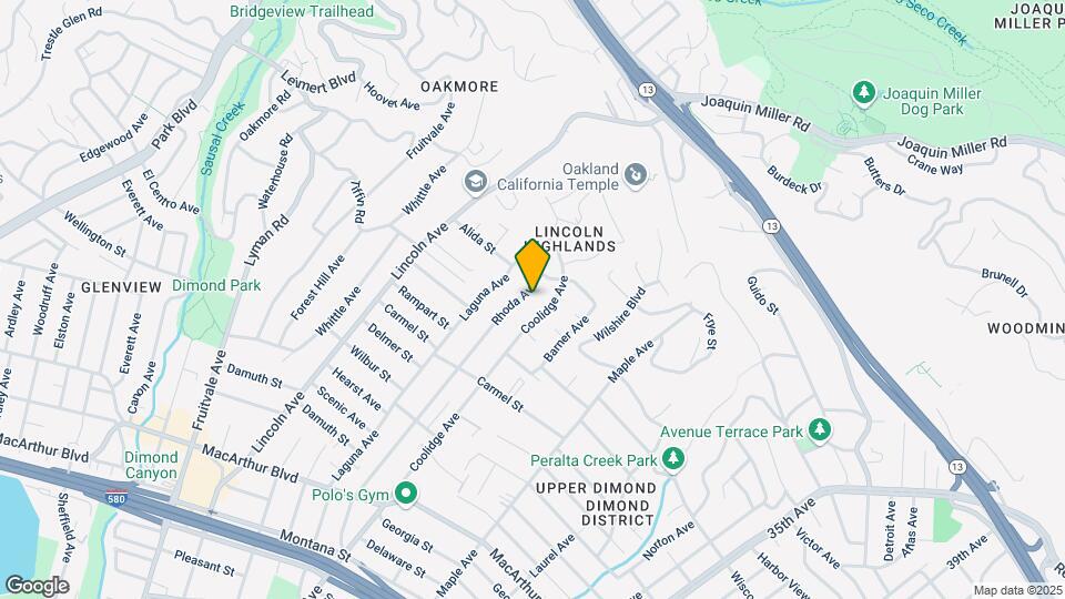 4120 Rhoda Ave Map and Location Details