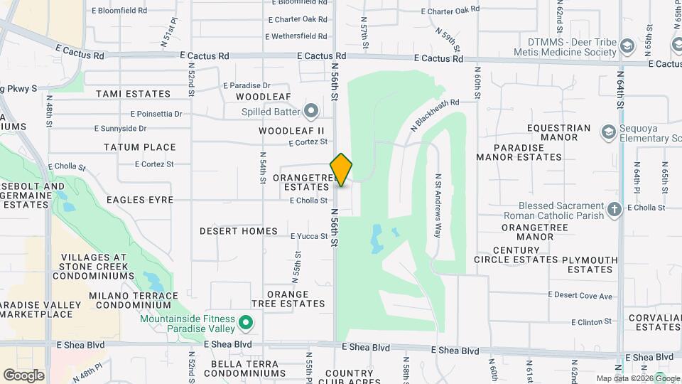 11443 N 56th St Map and Location Details