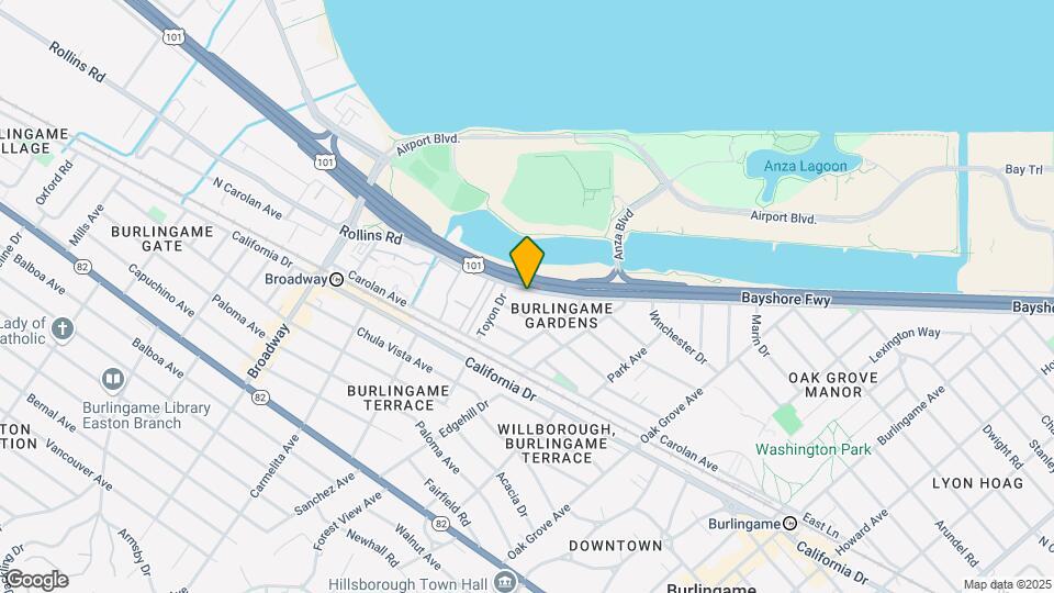 945 Rollins Rd Mapa y Detalles de la Ubicación