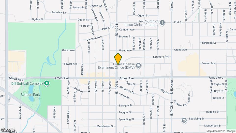 4677 N 60th St Map and Location Details