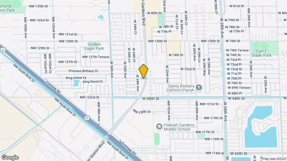 7027 W 33rd Ln Map and Location Details