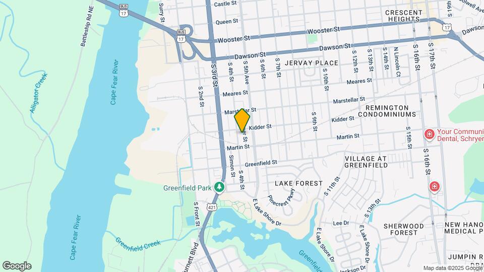 1307 S 4th St Map and Location Details