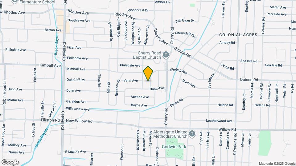 1497 Maxine St Map and Location Details