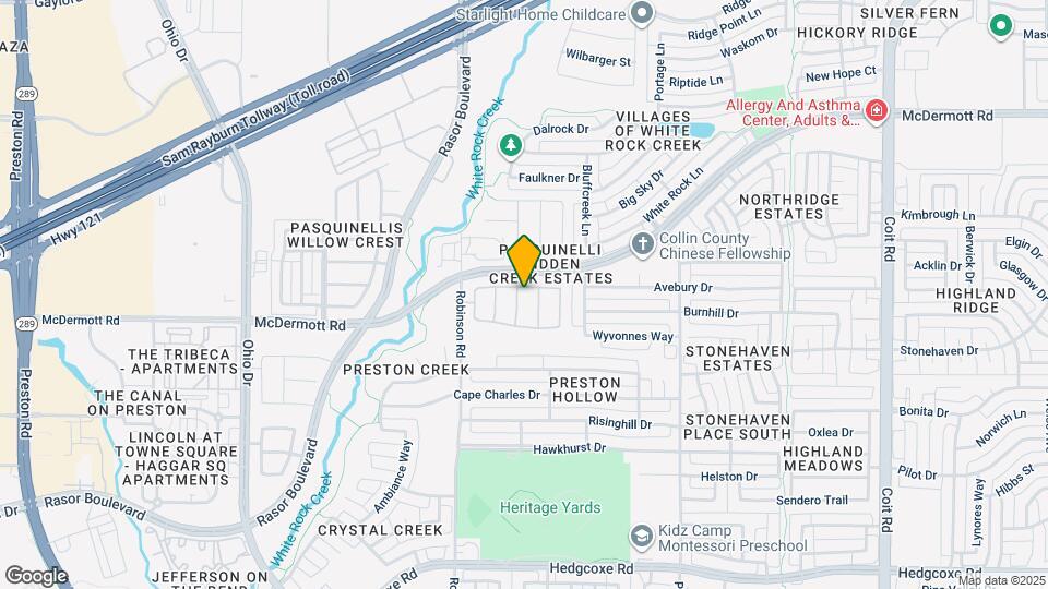 8616 Heather Ridge Dr Map and Location Details