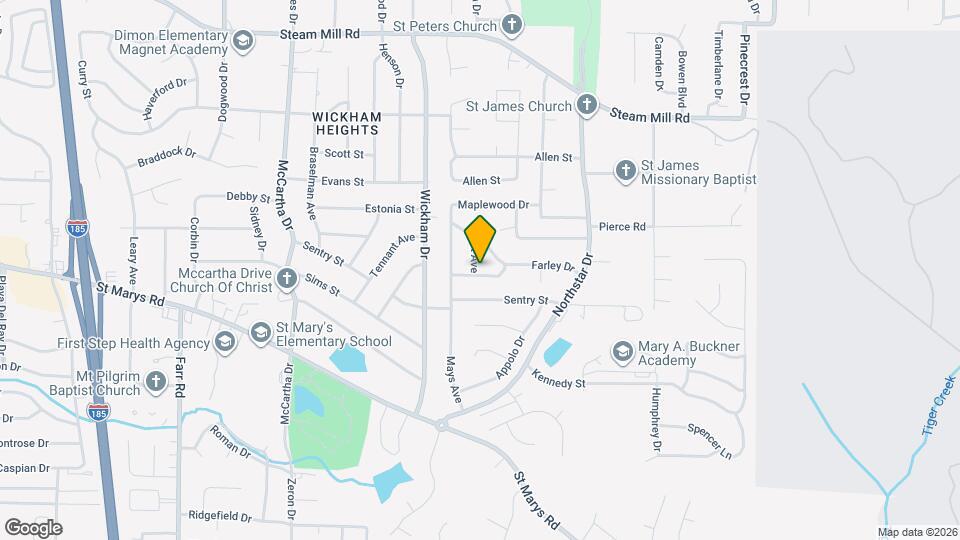 4647 Buckner St Mapa y Detalles de la Ubicación