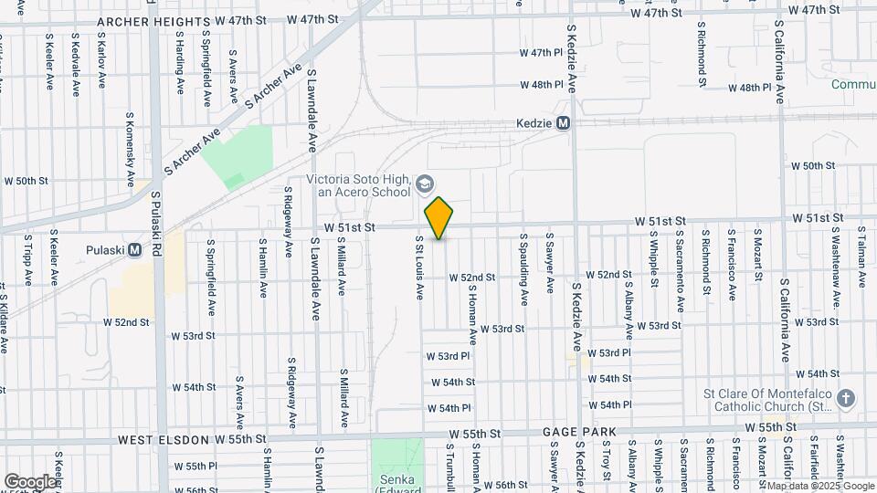 5118 S Trumbull Ave Map and Location Details