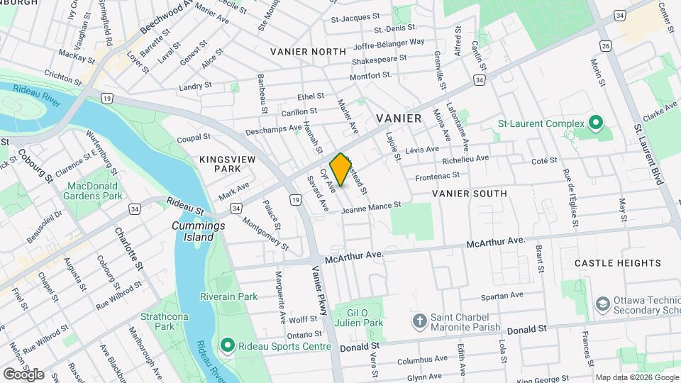 309 Cyr Av Map and Location Details