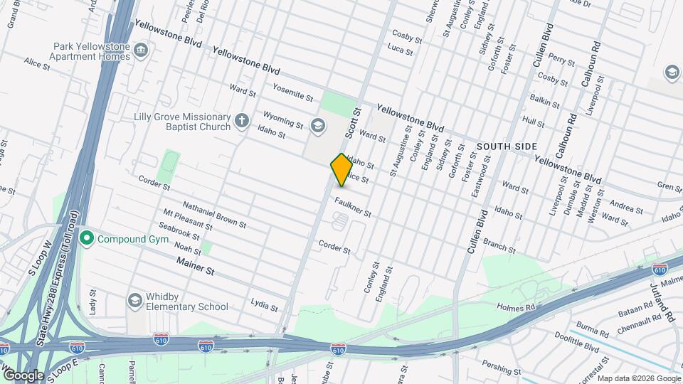 3914 Southlawn St Map and Location Details