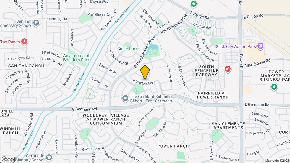 4164 E Claxton Ave Map and Location Details