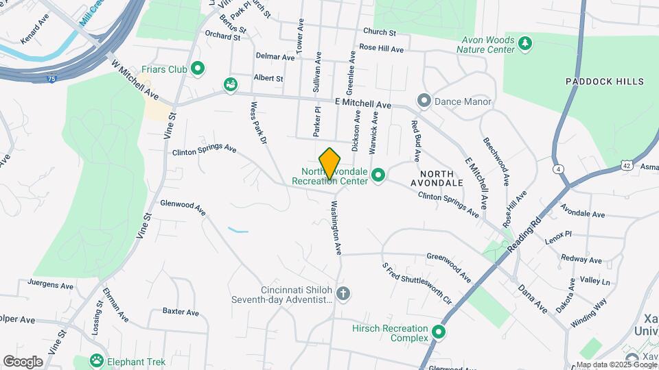 518 Clinton Springs Ave Map and Location Details