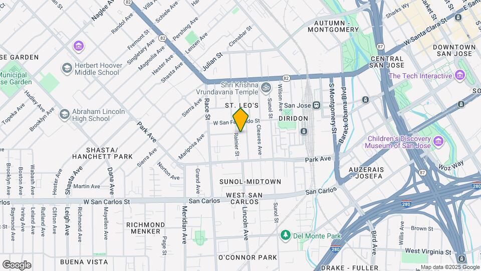 1024 Luther Ave Map and Location Details