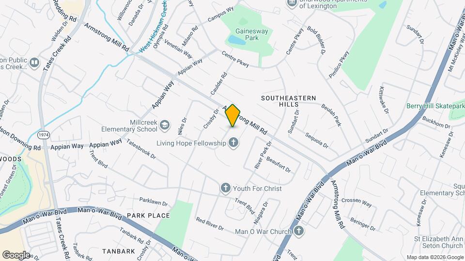 1351 Stephen Foster Dr Map and Location Details