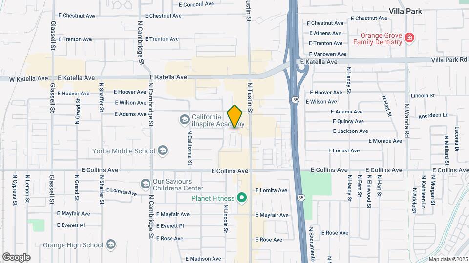 1544 E Quincy Ave Map and Location Details