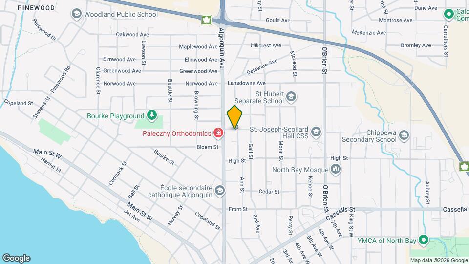 549 Rose Ave Map and Location Details