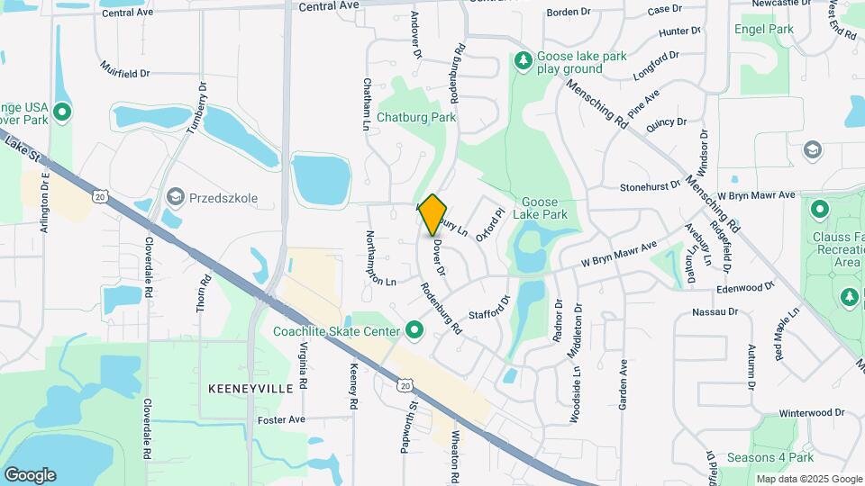 460 Dover Dr Map and Location Details