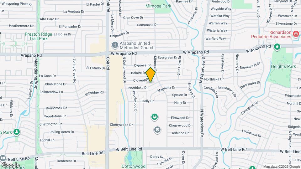 1308 Northlake Dr Map and Location Details