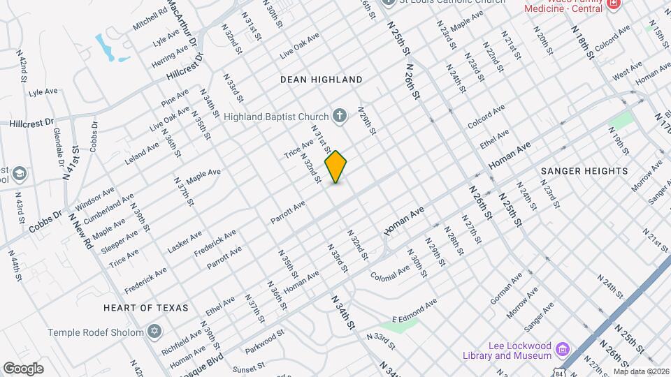 3118 Parrott Ave Map and Location Details