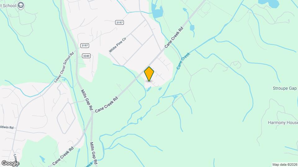 800 Cane Creek Rd Map and Location Details