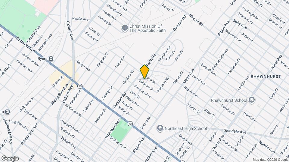 7524 Whitaker Ave Map and Location Details