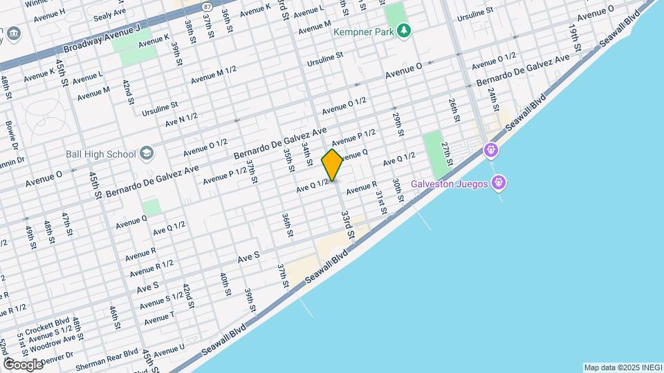 2205 33rd St Map and Location Details