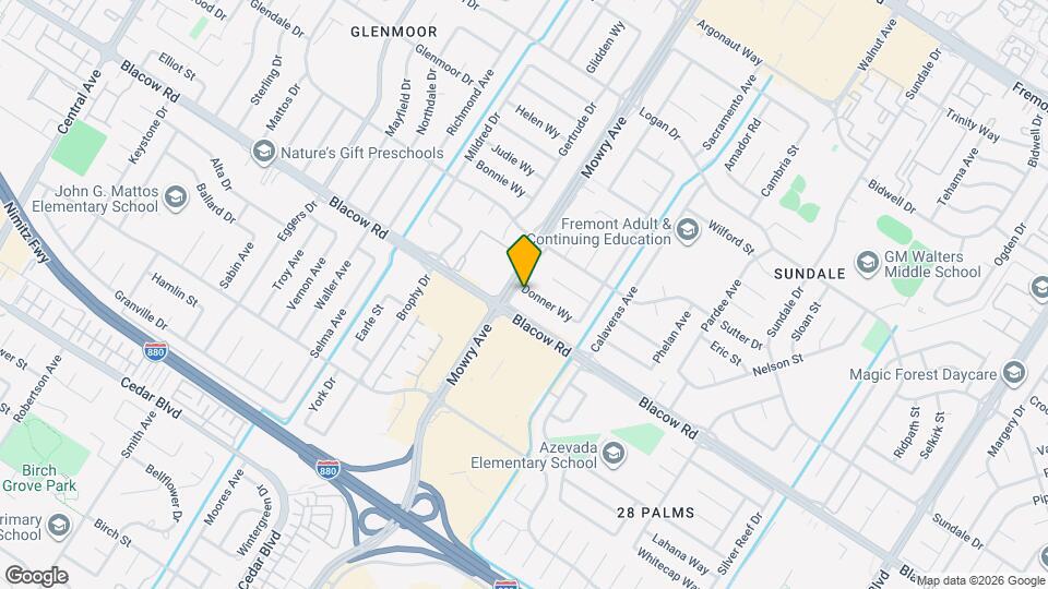 39025 Donner Wy Map and Location Details