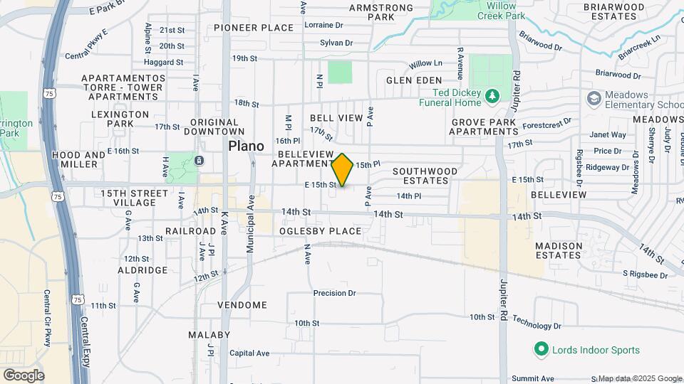 1514 E 15th St, Unit 18 Map and Location Details