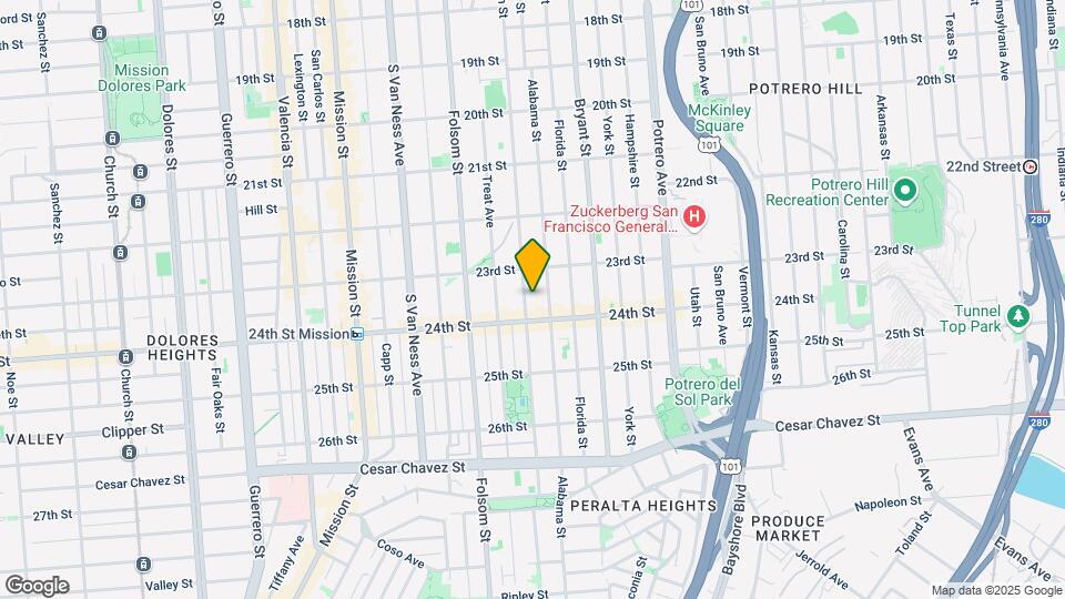 2751 Harrison St Mapa y Detalles de la Ubicación