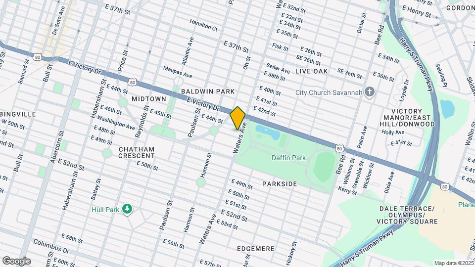 740 E 45th St Map and Location Details