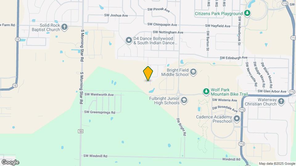 5200 SW Kemptown Pl Map and Location Details