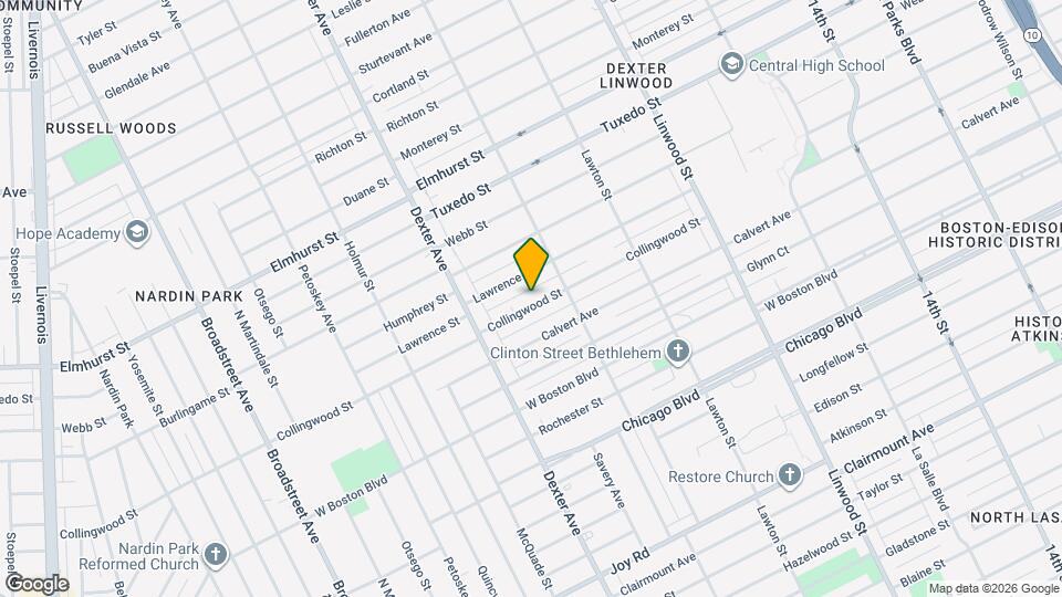 3266 Collingwood St Map and Location Details