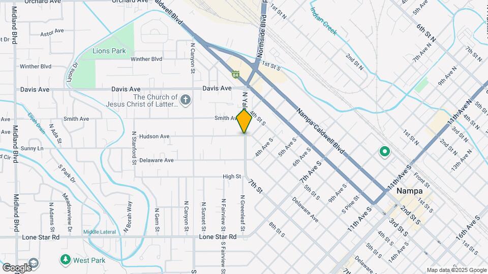 111 Hudson Ave Map and Location Details