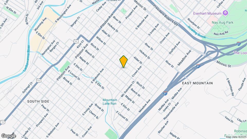 731 S Irving Ave Map and Location Details