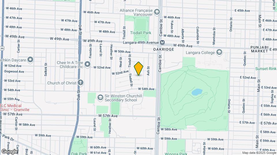 625-625 W 53rd Ave Map and Location Details