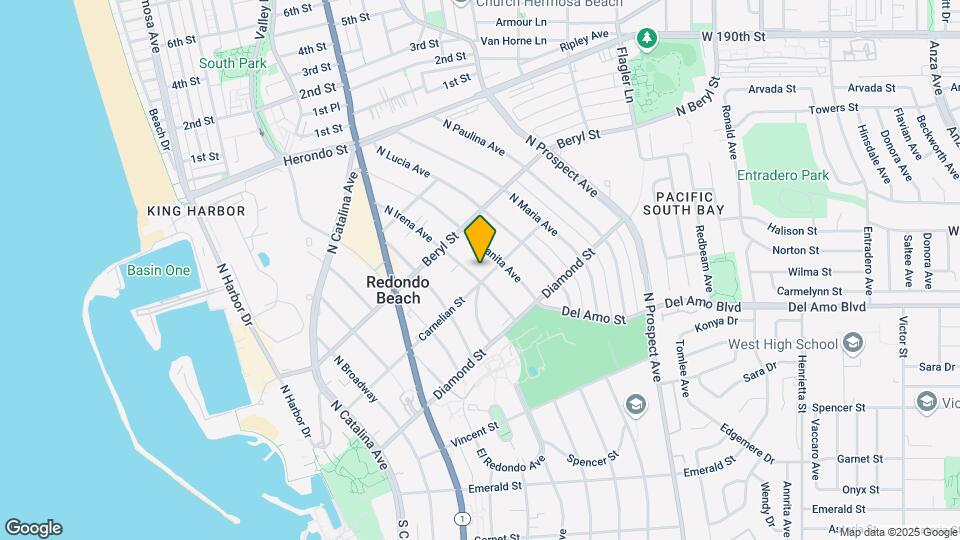 604 N Irena Ave Mapa y Detalles de la Ubicación