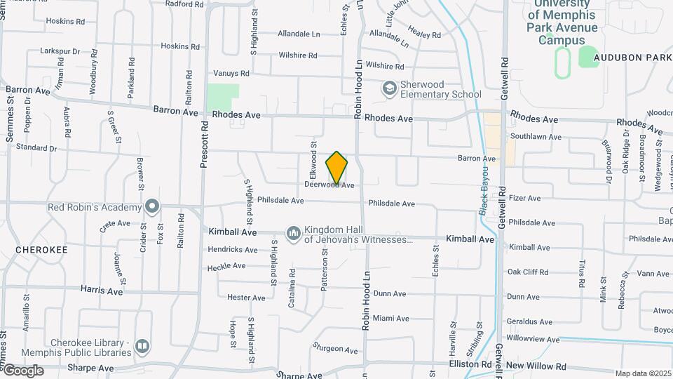 3647 S Deerwood Ave Map and Location Details