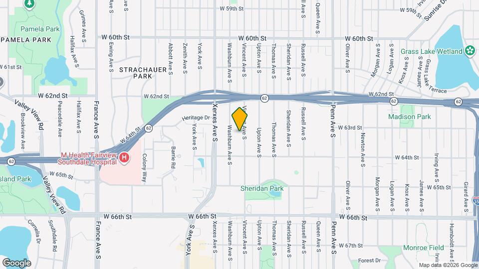 6310 Vincent Ave S Mapa y Detalles de la Ubicación