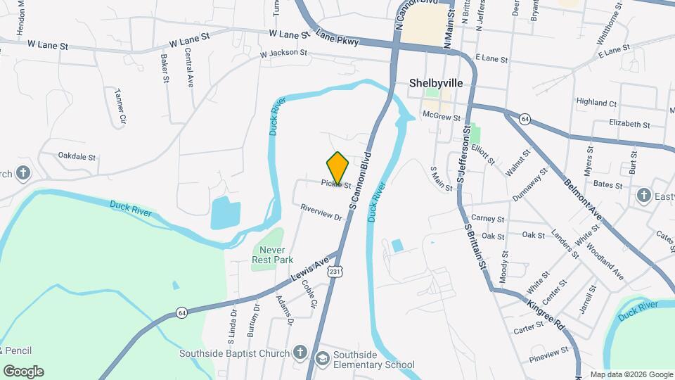 107 Pickle St Map and Location Details