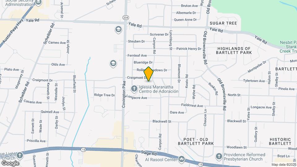 5166 Rolling Fields Dr Map and Location Details