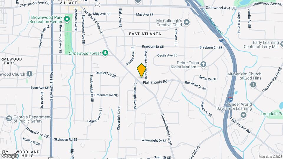 1570 Flat Shoals Rd SE Map and Location Details
