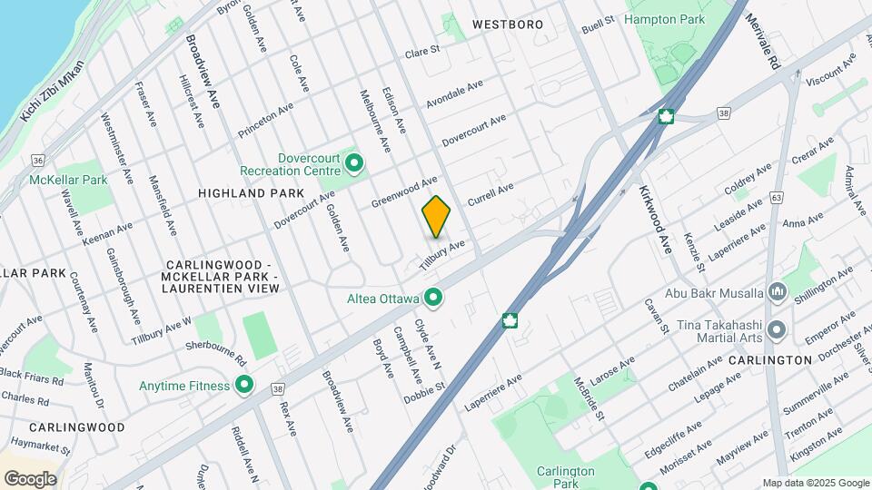 725 Melbourne Ave Map and Location Details