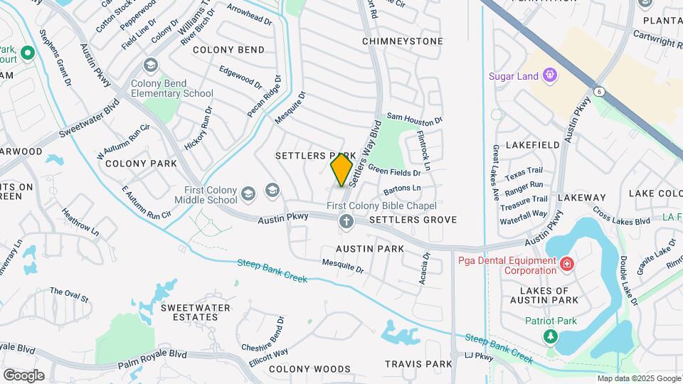 3210 Settlers Way Blvd Map and Location Details